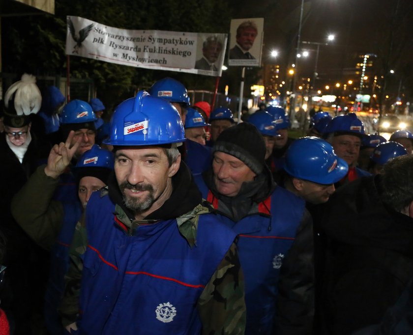 Demonstracja pod domem Kaczyńskiego