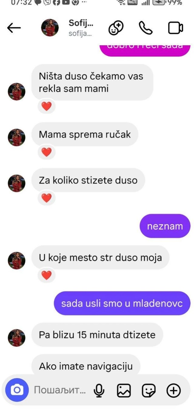Sofijine prepiske sa Danetom