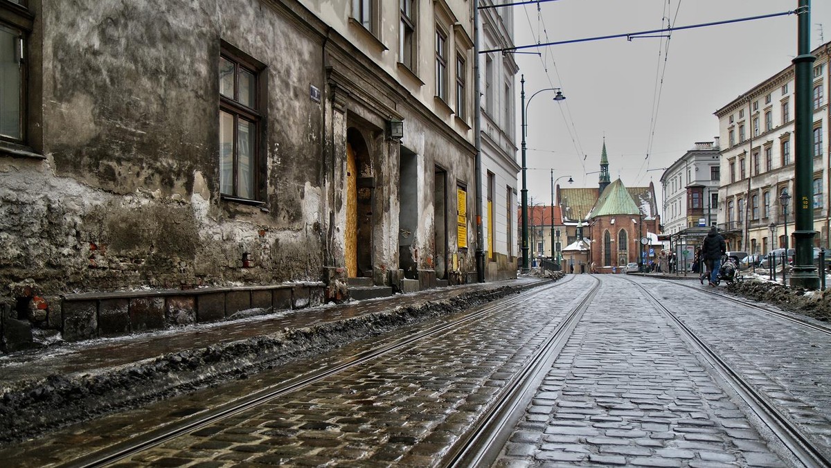 Kraków ulica kamienice