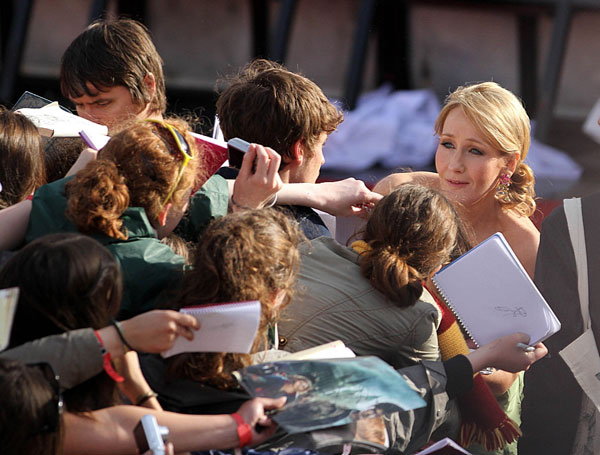 J.K. Rowling wśród fanów