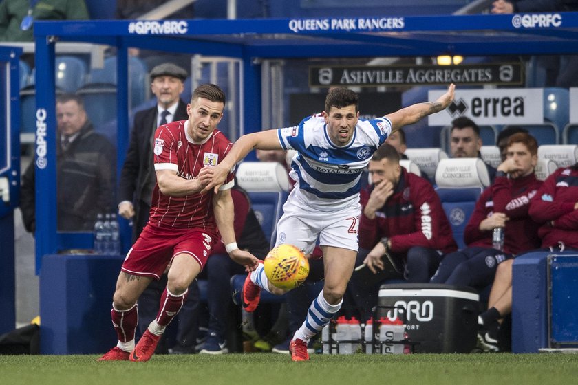 Pawel Wszolek of Queens Park Rangers during the EFL Sky Bet Championship match between Queens Park R