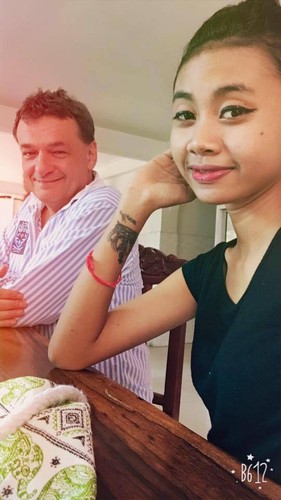 Piotr Tymochowicz i jego przyszła żona Sa Na