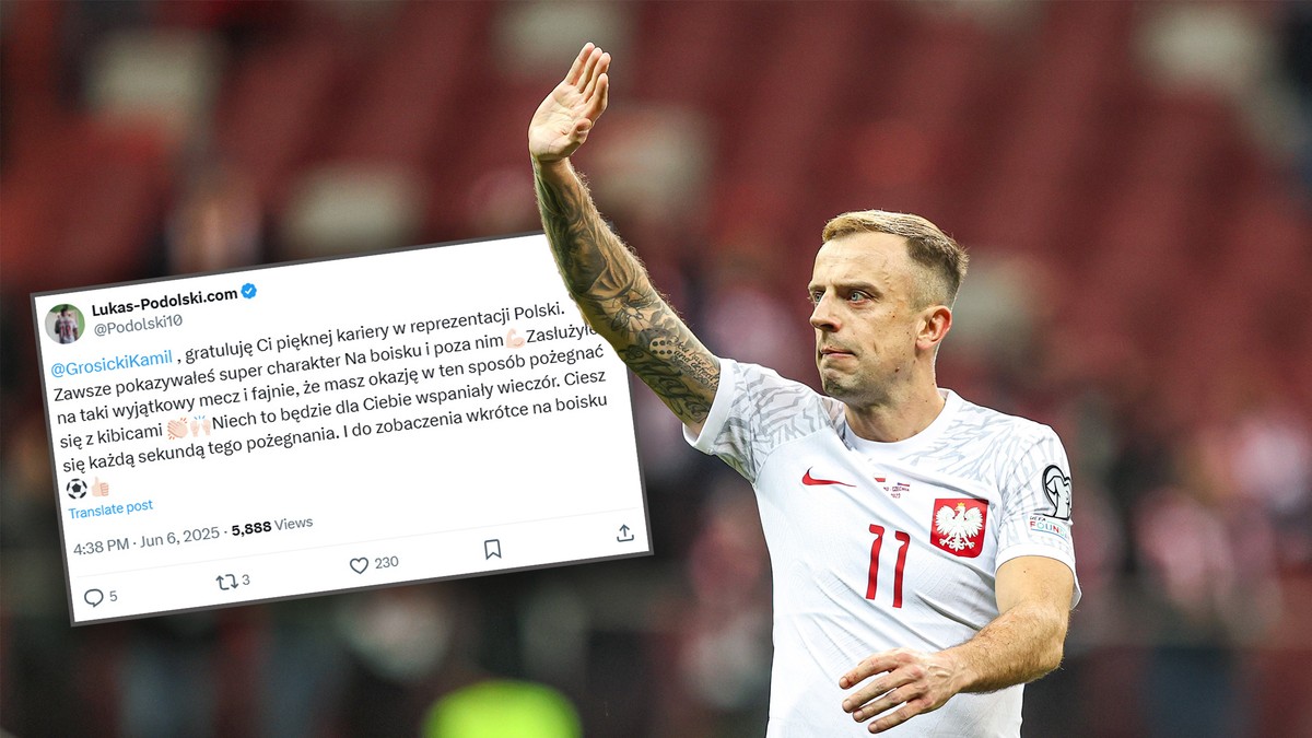 Niezwykłe słowa mistrza świata. Tak zwrócił się do Kamila Grosickiego
