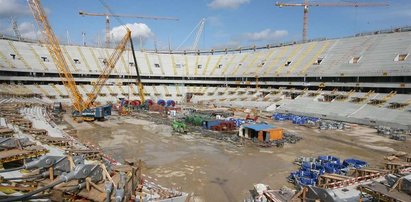 Tak rośnie Stadion Narodowy