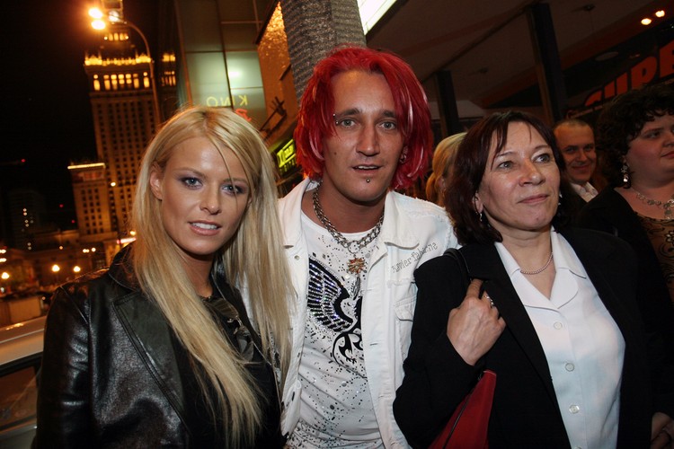 Michał Wiśniewski z Mandaryną i z mamą