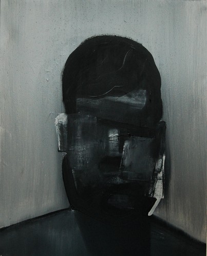 'Szkice do portretu 33', Cezary Bednarczyk, olej na płótnie, 50x40 cm