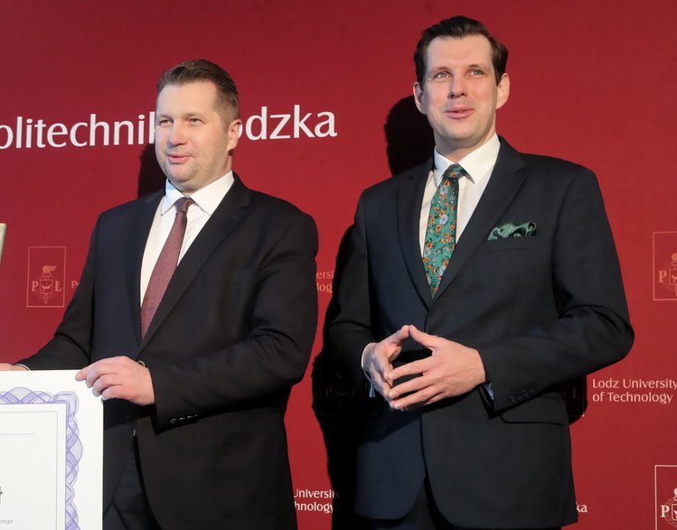Przemysław Czarnek i Tobiasz Bocheński, 16 lutego 2022 r.