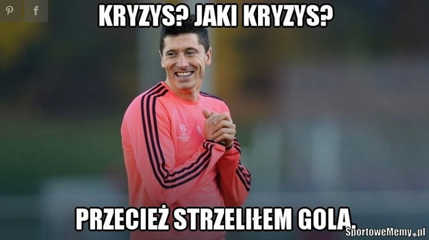 Kryzys u Lewandowskiego. Jaki kryzys? Memy po golach Polaka