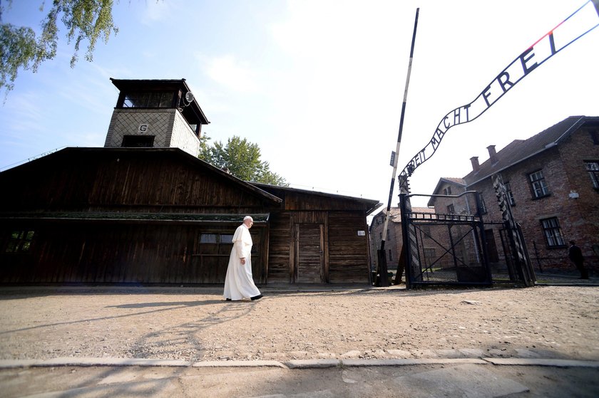 ŚDM 2016 w Krakowie. Papież Franciszek na ŚDM w Auschwitz