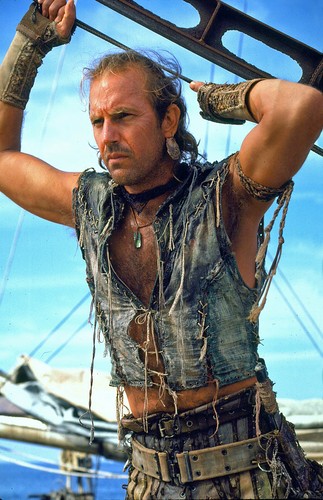 Kevin Costner w filmie 'Wodny świat'