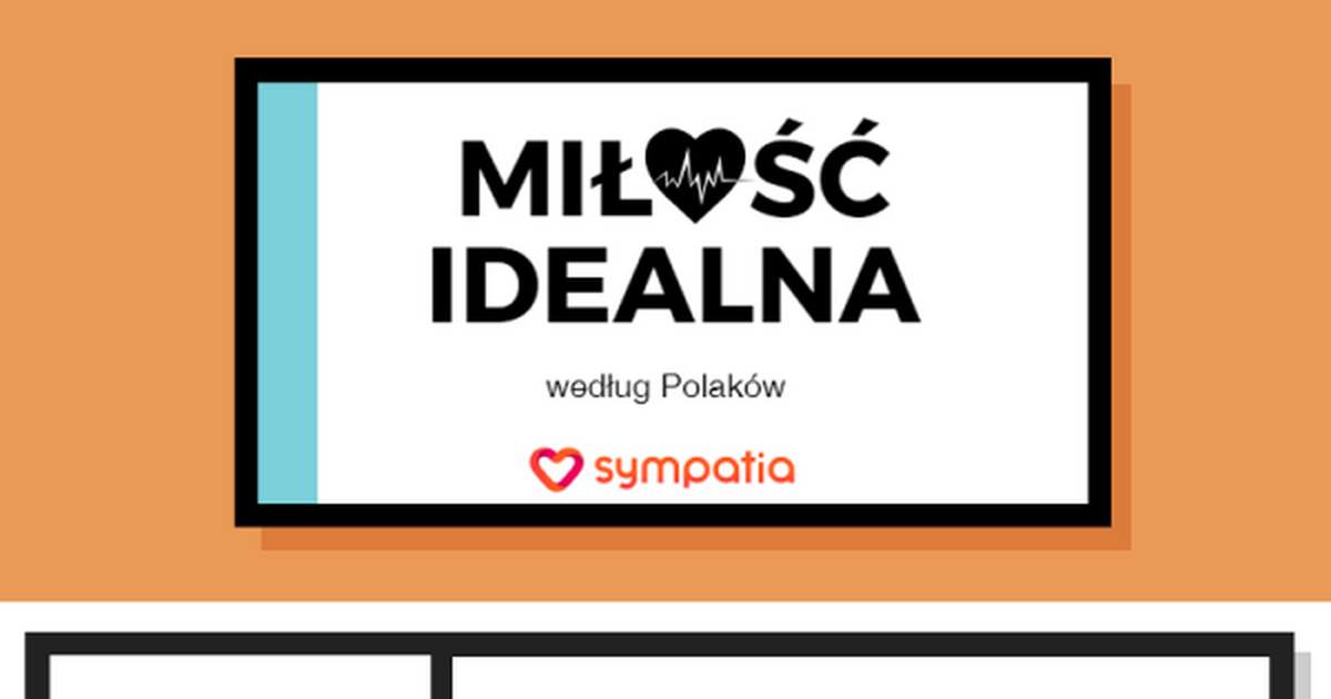 Idealna Miłość Infografika Sympatia Porady 7936