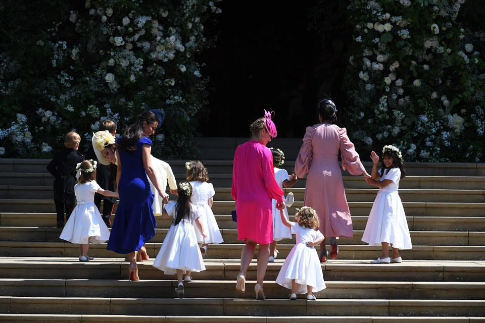 Dzieci brytyjskiego dworu na ślubie Meghan Markle i księcia Harry'ego