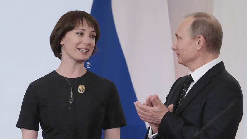 Czułpan Chamatowa i Władimir Putin