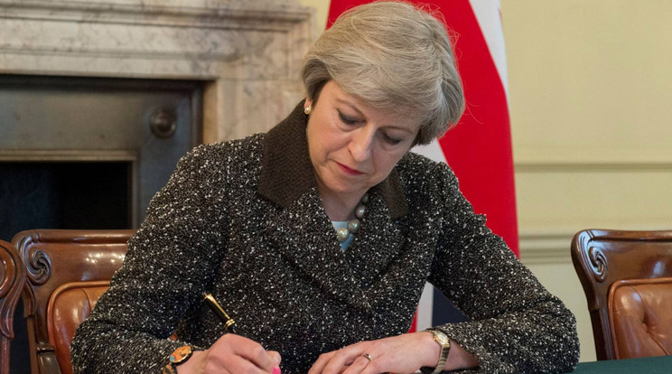 Theresa May / Fotó: AFP