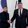 Ana Brnabić i Lauri Husar