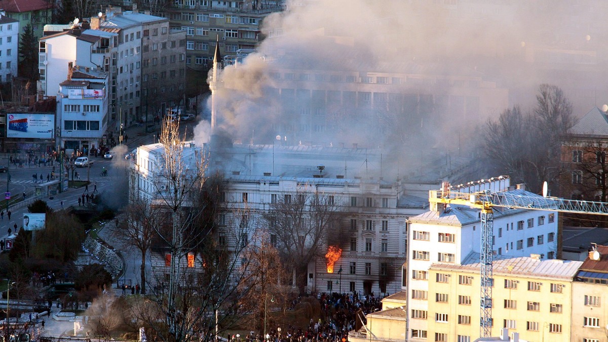 BOSNIA PROTEST SARAJEVO