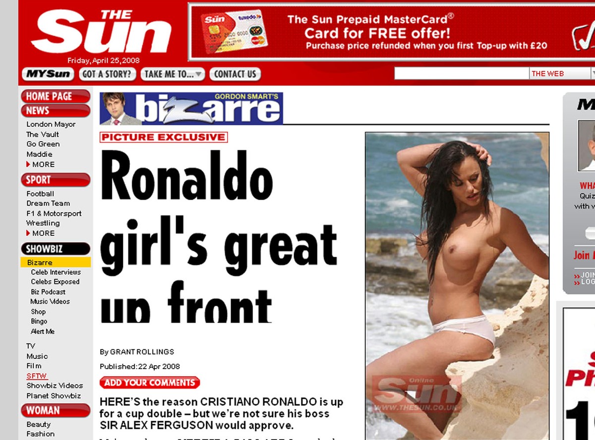 Dla niej Ronaldo stracił głowę