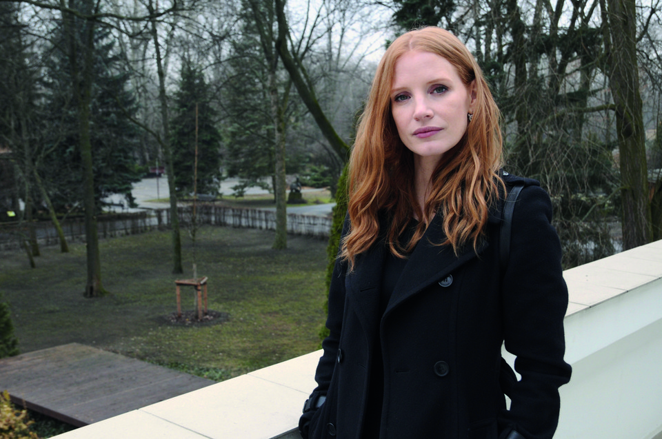 Jessica Chastain w warszawskim zoo