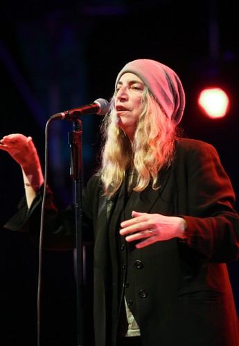 Patti Smith w Amfiteatrze w Parku Sowińskiego w Warszawie