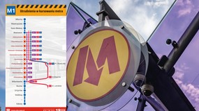 Варшавское метро будет ходить по сокращенному маршруту. Вот подробности [MAP].