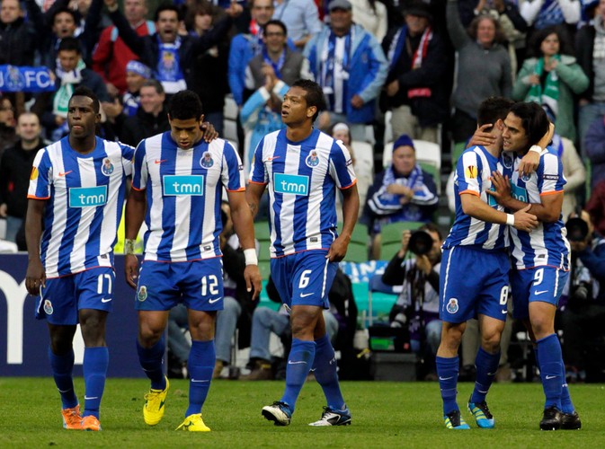 Piłkarze Porto chwile po strzeleniu gola