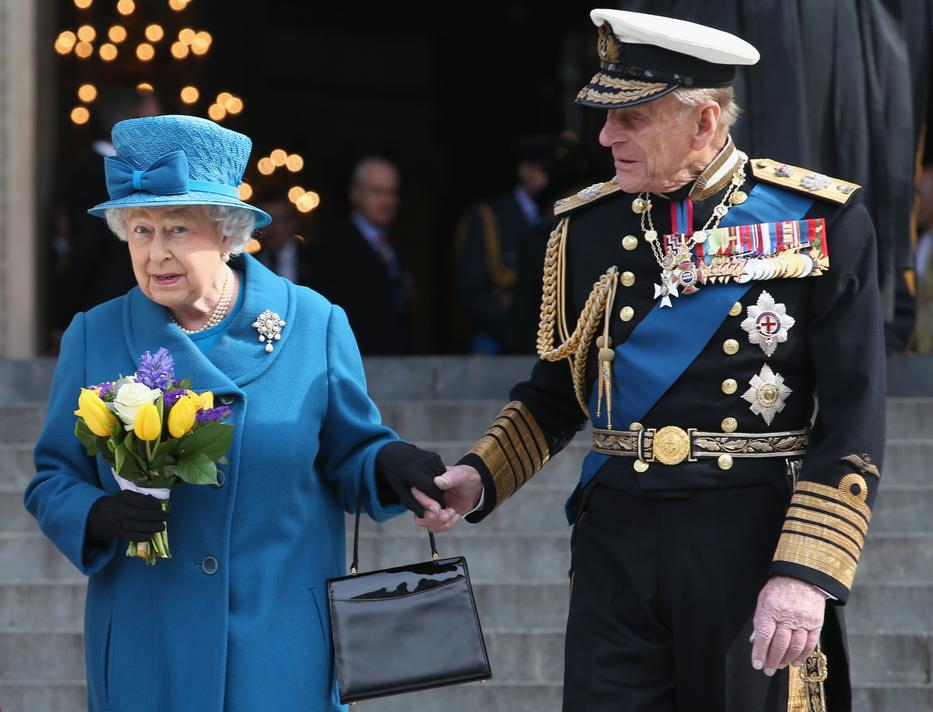 Erzsébet királynő és Fülöp herceg /fotó: Getty Images