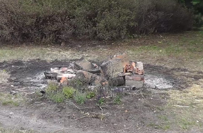 Wandale zniszczyli domki dla pszczół 