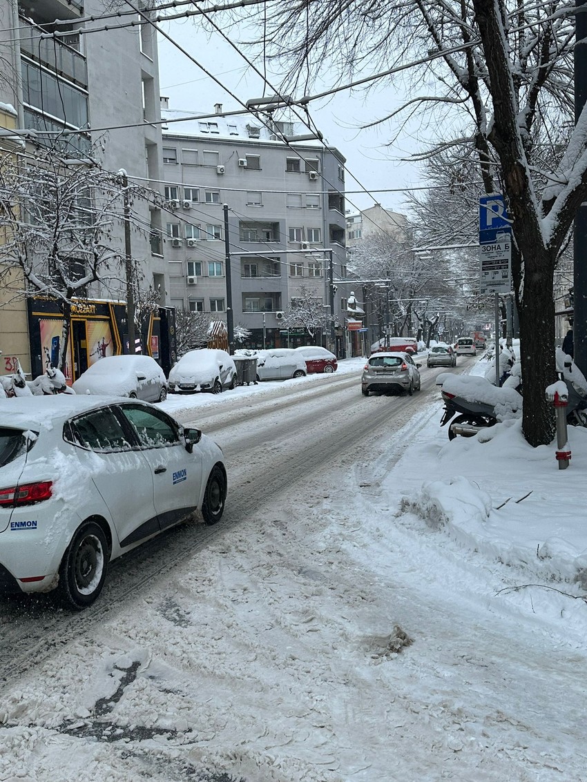 Sneg u Beogradu, Dorćol