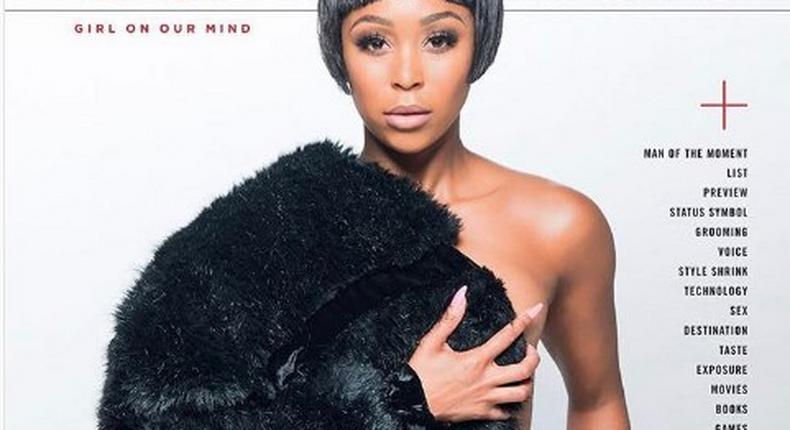 Minnie Dlamini covers GQ Magazine South Africa