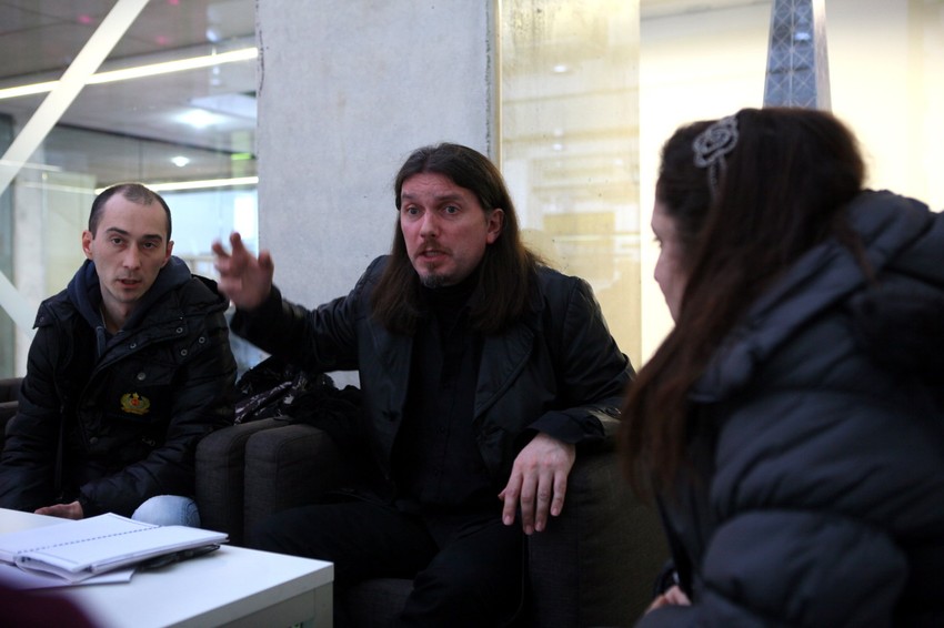 Miroslav Prpa u redakciji "Blica"