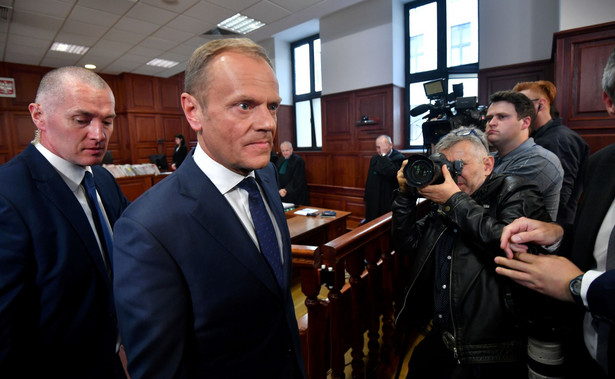 Donald Tusk przed warszawskim sądem