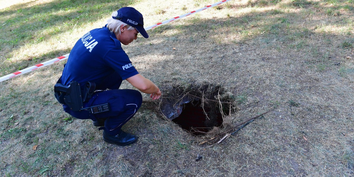 Pod dziećmi zapadła się ziemia. Znalezisko zmroziło im krew w żyłach