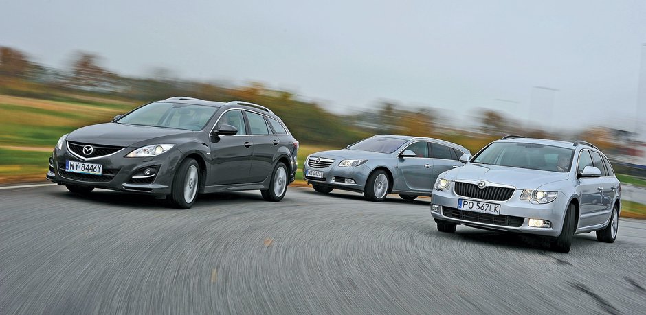 Porównanie: Mazda 6, Opel Insignia i Škoda Superb