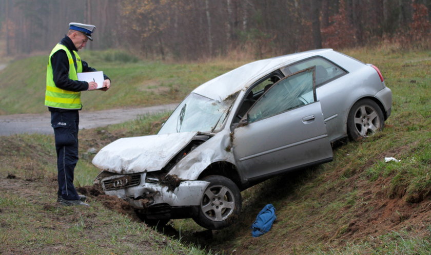 Straszny wypadek na "trasie śmierci" pod Zieloną Górą