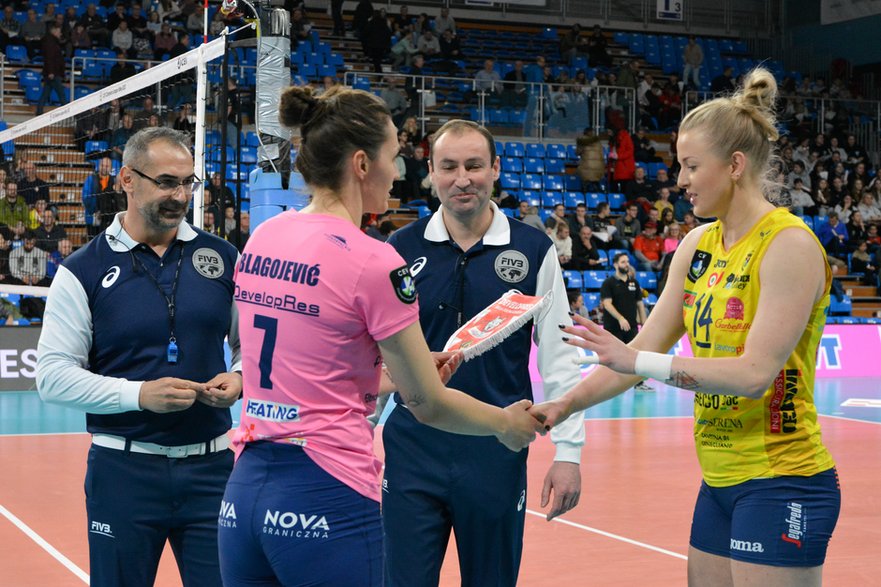 Jelena Blagojević (Developres) i Joanna Wołosz (Conegliano)