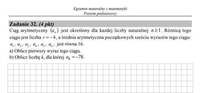 Matura z matematyki - poziom podstawowy