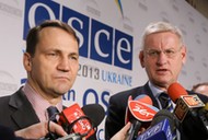 UKRAINA KIJW MINISTER SIKORSKI SZCZYT OBWE