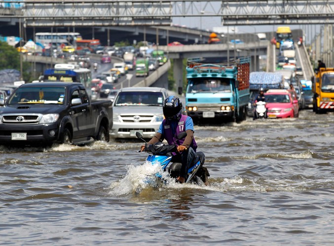 Autostrada w centrum Bangkoku