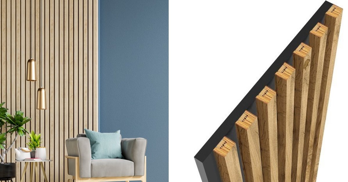 Drewniane lamele to najmodniejsza dekoracja ścienna. Kosztują mniej