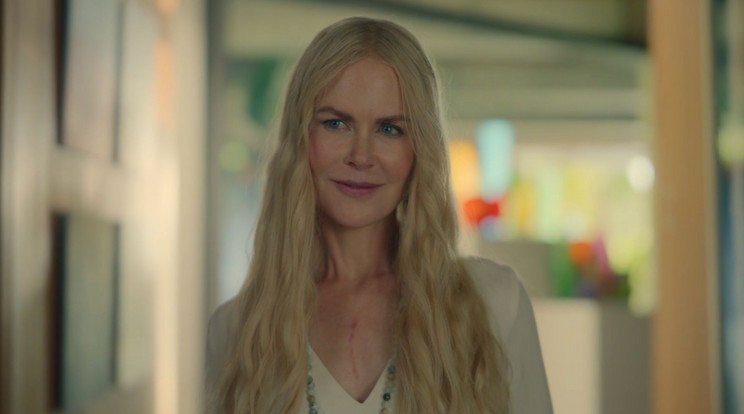 A Kilenc idegen című új sorozatban Nicole Kidman egy testi-lelki megújulást kínáló wellness-szálló vezetőjét játssza / Fotó: Amazon Prime