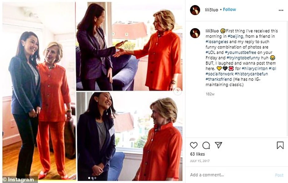Luo Lili  sa Hilari Klinton