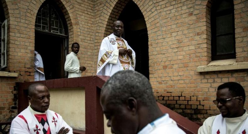 Catholic priests preparing to celebrate Independence Day martyrs last January in a country where most profess various forms of Christian faith and where the church exercises strong influence