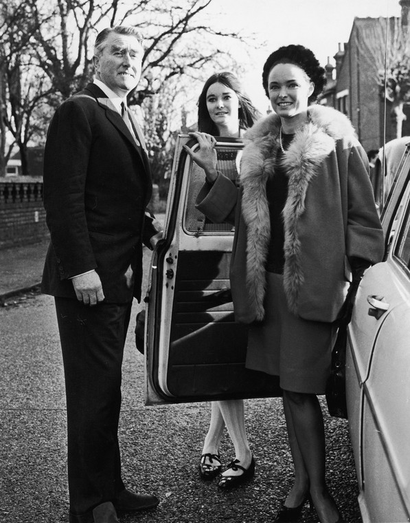 Paddy Roy Bates z żoną Joan i córką Penny w 1966 r.