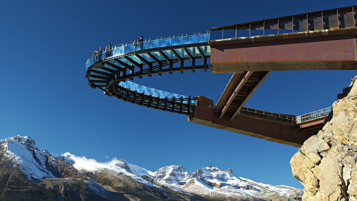 Glacier Skywalk w Kanadzie