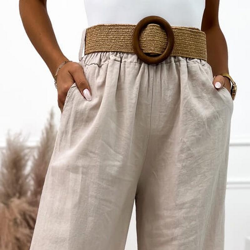 To najlepsze spodnie na lato dla kobiet po "50". Są miękkie, luźne i miło  chłodzą