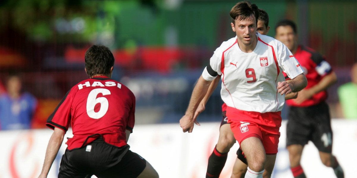 Maciej Żurawski Albanii strzelił dwa gole w dwóch meczach. 