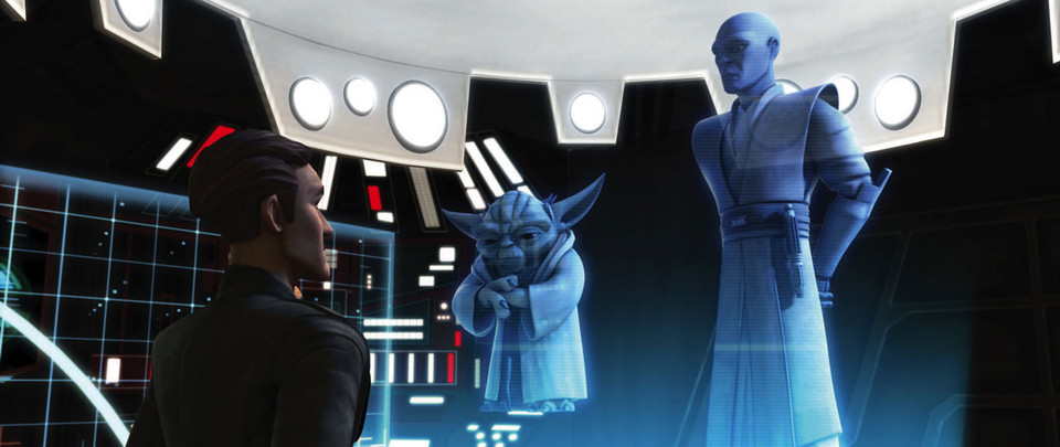 Kadr z filmu "Gwiezdne wojny: Wojny klonów"