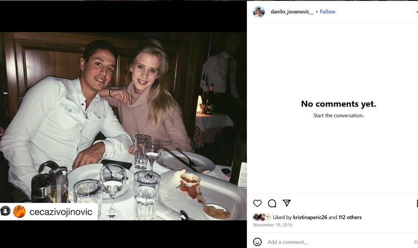 Danilo i dalje na profilu drži fotografiju sa Cecom