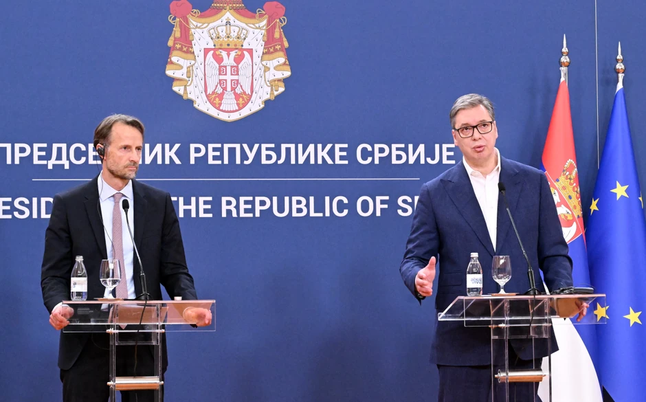 Andreas fon Bekerat i Aleksandar Vučić