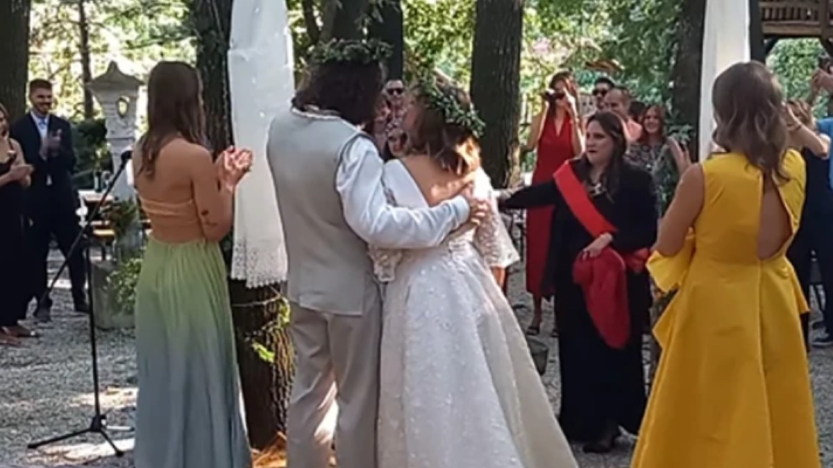 Lenka Krstić venčanje